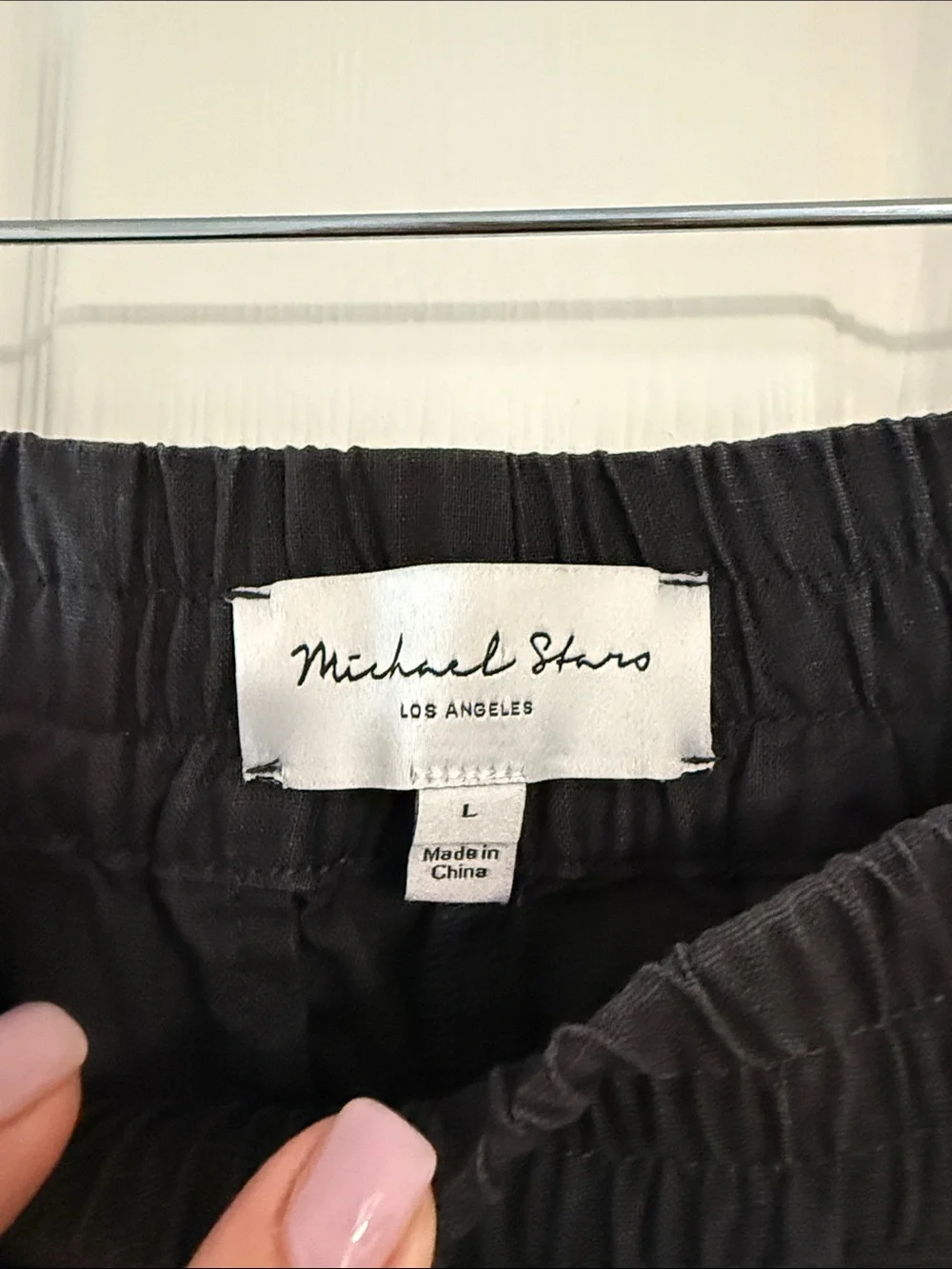 Michael Stars Black Linen Pants